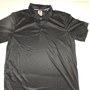 Adidas Grind Polo Shirt Mens Large Black NWT Size Large